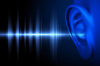ear listening to sound